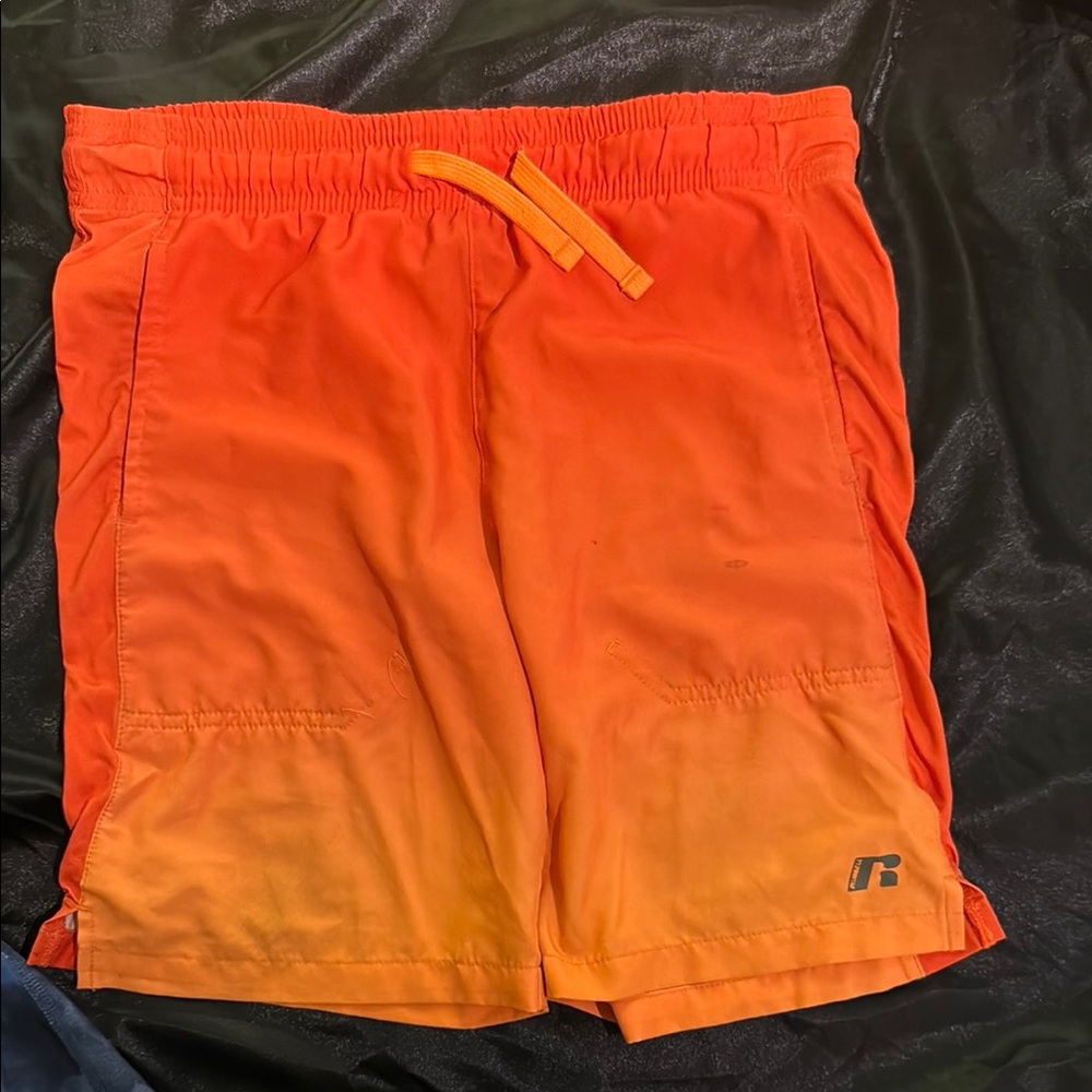 Russell Athletic Bright Orange Active Shorts